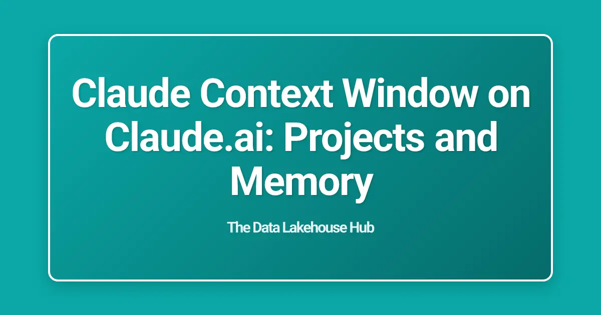 Claude Context Window on Claude.ai: Projects and Memory