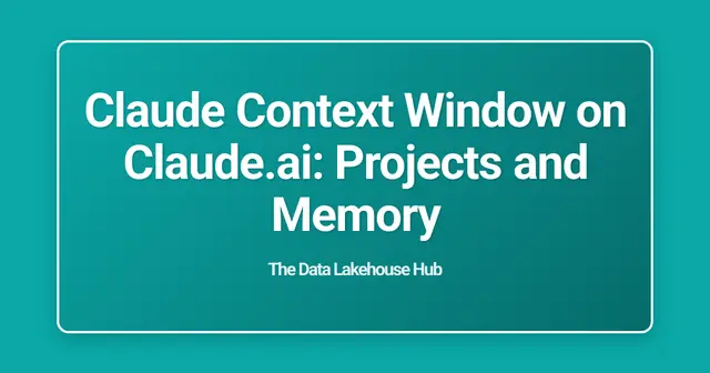 Claude Context Window on Claude.ai: Projects and Memory