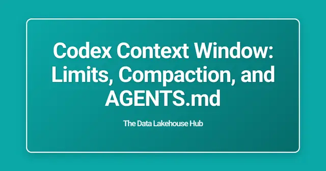 Codex Context Window: Limits, Compaction, and AGENTS.md