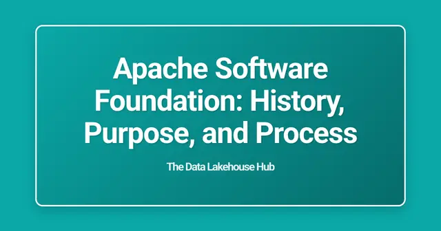 Apache Software Foundation: History, Purpose, and Process