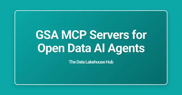 GSA MCP Servers for Open Data AI Agents