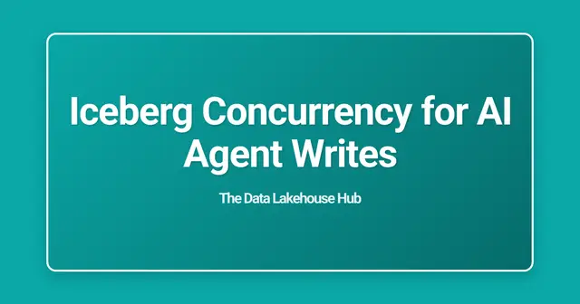 Iceberg Concurrency for AI Agent Writes