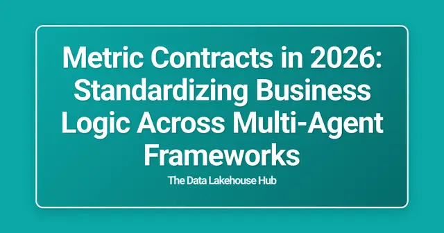 Metric Contracts in 2026: Standardizing Business Logic Across Multi-Agent Frameworks