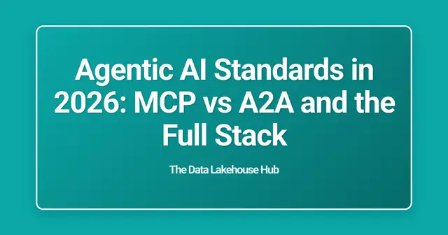 Agentic AI Standards in 2026: MCP vs A2A and the Full Stack