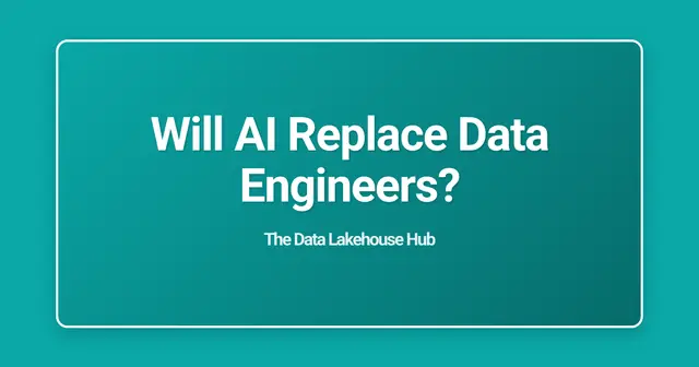 Will AI Replace Data Engineers?